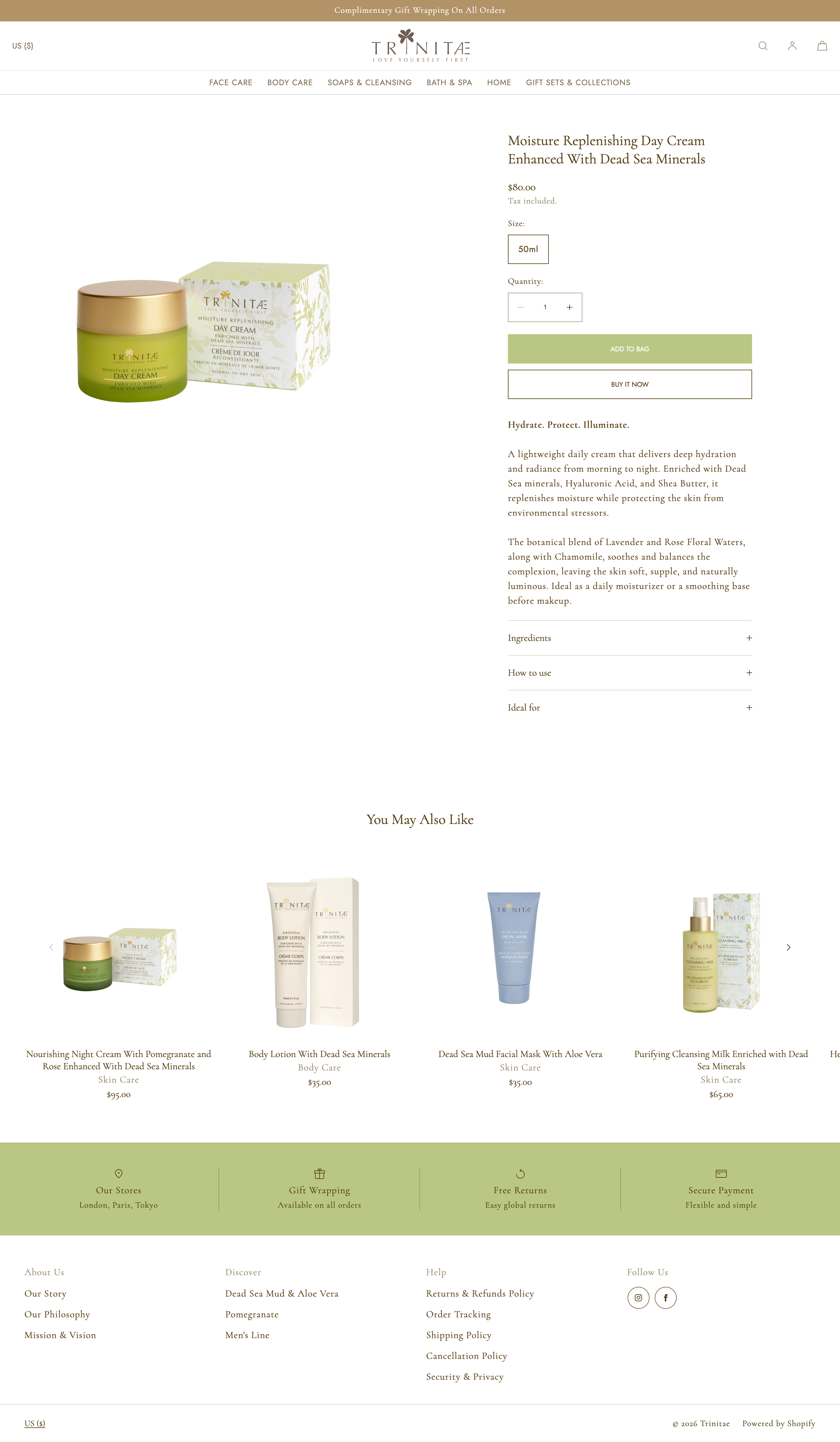 New product page